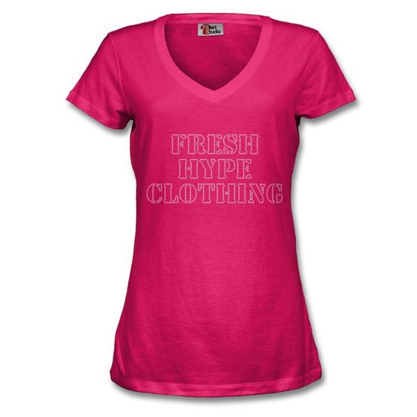 Fresh_Hype90's tweet photo. Womens new FHC V-neck T-Shirt! #FreshHypeClothing http://t.co/MkS9zNnu