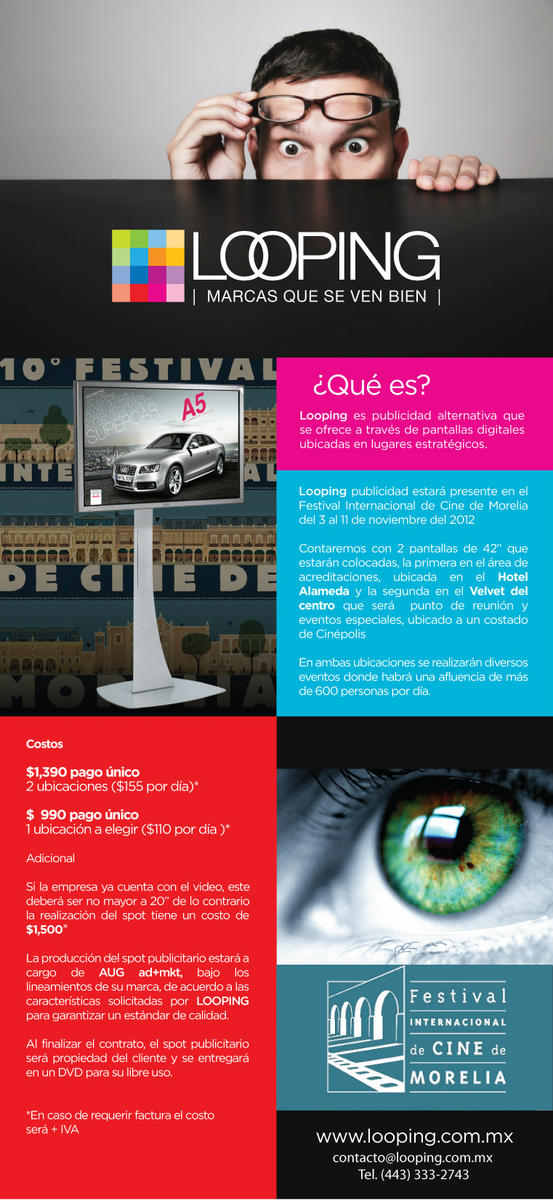 LoopingMx's tweet image. Que todos vean tu negocio durante el #FICM . Looping tu mejor opción en publicidad.