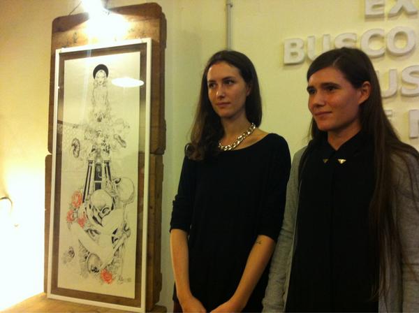 @weartfestival Aquí nuestras consentidas Crajes ayer en la inauguración de Visual Arts en el Mob #