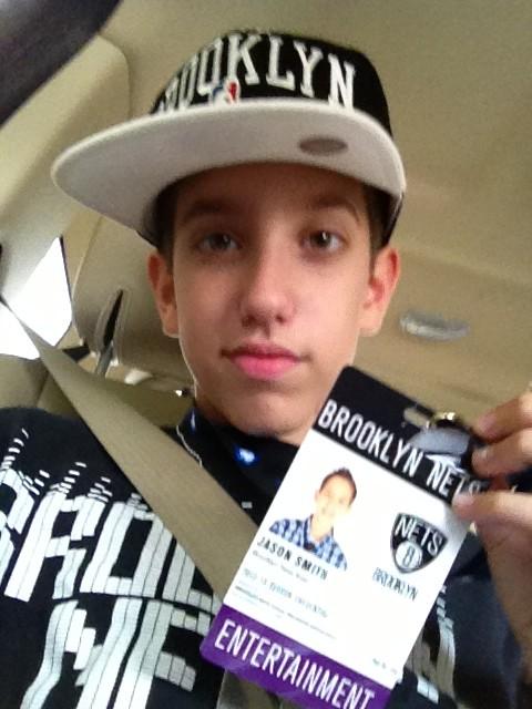 jason_csmith's tweet photo. @BrooklynNets @BarclaysCenter On my way to my first Nets Game of the season! #Pumped http://t.co/heWkAIsu