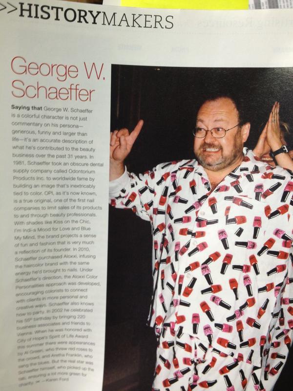 Ever wonder who the face is behind O.P.I.? #lookscanbedeceiving