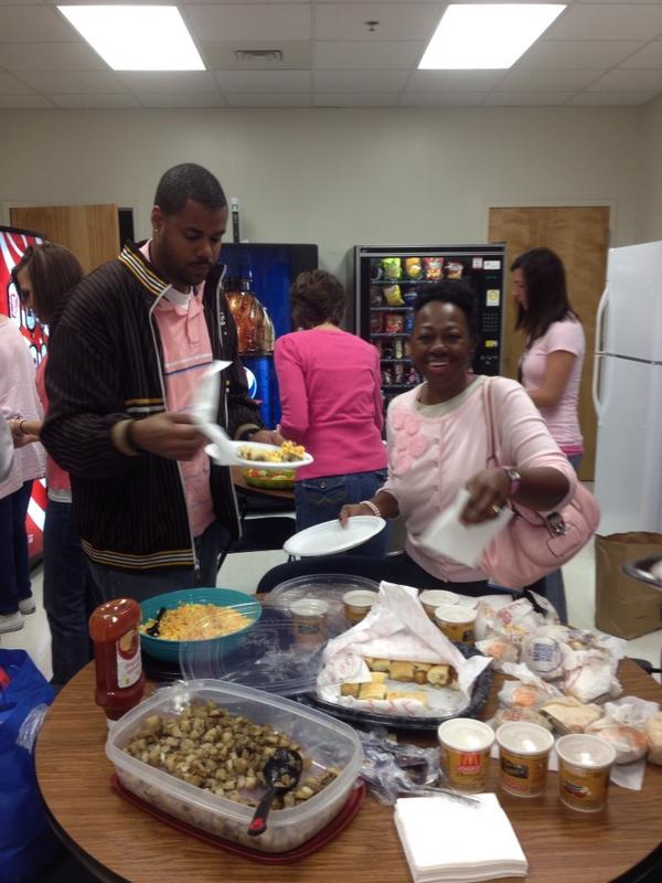 taramkz's tweet photo. Staff breakfast. Thanks social committee! http://t.co/jAbfuFnE