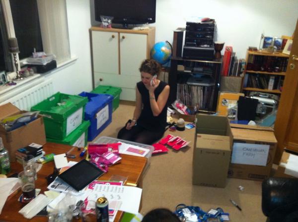 OxjamNcl's tweet photo. #oxjamncl2012 festival prep in overdrive http://t.co/uJDz4diH