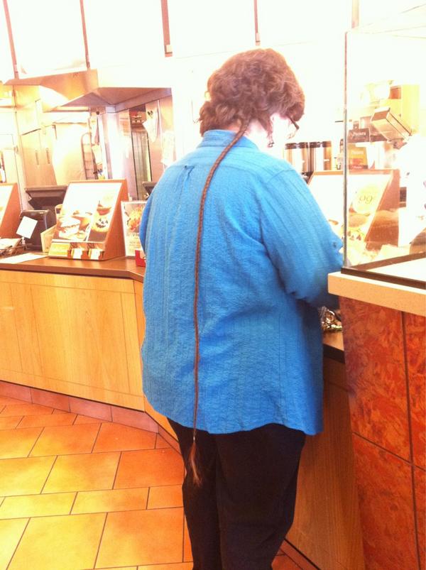 McDevittCaitlin's tweet image. Uhhh. #onebraid? #tf #weird