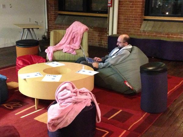 e_to_the_m's tweet image. “@HackVT: Coding in comfort #HackVT http://t.co/BV7v0ioe” hey @decadmus do you recognize that guy?