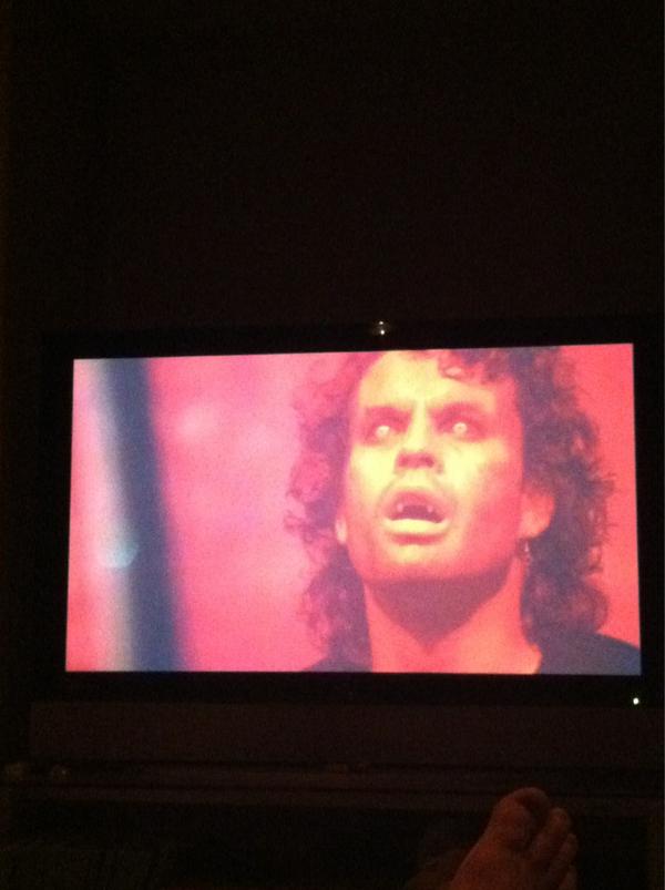 mattcobrien's tweet image. "Death by stereo" @BenAlexander_   #thelostboys #twocoreys #80smovies