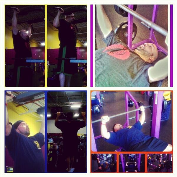 elliotthetrainr's tweet photo. Me and @k2daom getting busy today. #sweatismusclecrying http://t.co/R7QyHfmS