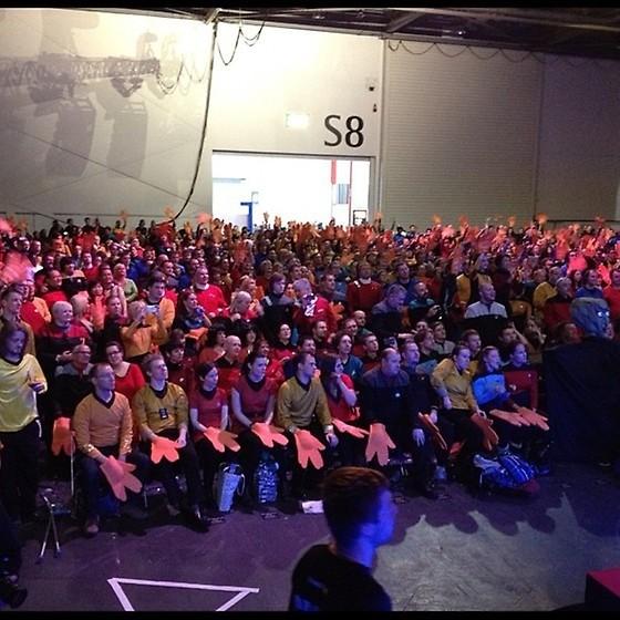 Happy to have the world record for the most amount of Star Trek costumed people in 1 place @startrek <a href="/StarTrek/">Star Trek</a>_London