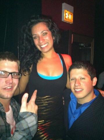 TheAlimoe's tweet image. On stage live with @MixmasterSuave &amp;amp; @PlaymakerMiles @ The Mid in Chicago with promoters &amp;amp; models