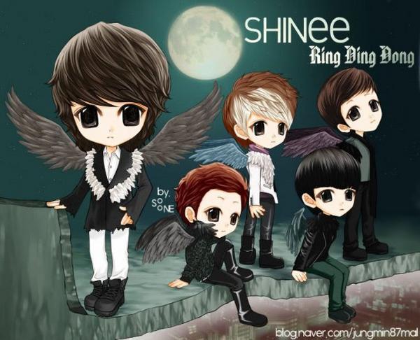 kimhunseason's tweet photo. #SHINee fan art so cute ><' #Minho #Onew #Taemin #Keybum #Junghyon http://t.co/4aABsnp6