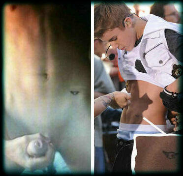 Always Horny on Twitter: "Leaked photo on the left of Justin Biebers #Dick...
