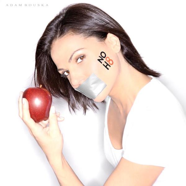#OnceUponATime star <a href="/LanaParrilla/">Lana Parrilla</a> stands up for her #LGBT friends, family, and fans! RT #NOH8 #OUAT