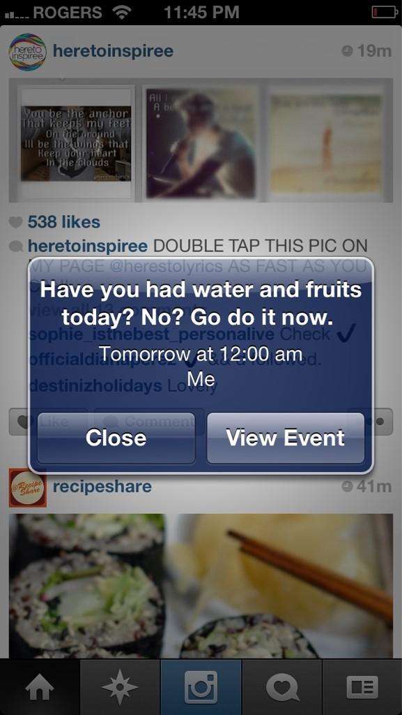 CharysseGR's tweet image. I&apos;m trying to be healthier... #pointsforeffort.