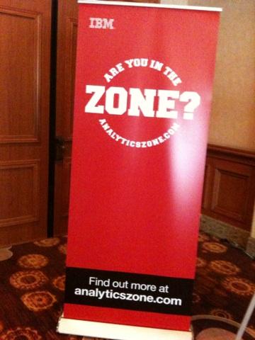 kirkholmes's tweet image. RT @yvzs: Business Analytics Community Reception. Are you in the zone? #IBMIOD #AnalyticsZone
