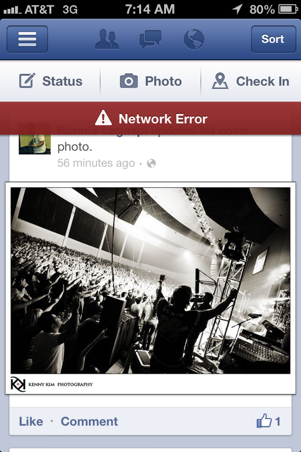 mac_fj21's tweet image. Why do i always get this #networkerror when i open my #facebook app on my iPhone? Is it the app or sucky #at&amp;amp;t?