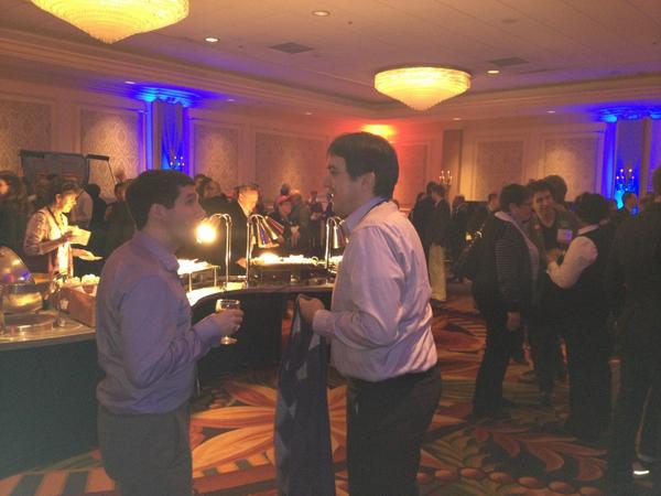 WebsEdge_Med's tweet image. AMIAtv is covering tonight's Meet-Up, Continental Room C is packed! #AMIA2012