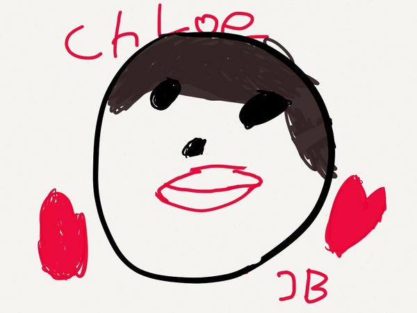 Chloe Bravoco (@chloebravoco) on Twitter photo My 1st tweet to <a href="/JustinBieber/">Justin Bieber</a> here is a pic I drew of you Love Chloe (tweet written by dad, her words) My 1st tweet to <a href="/JustinBieber/">Justin Bieber</a> here is a pic I drew of you Love Chloe (tweet written by dad, her words)
