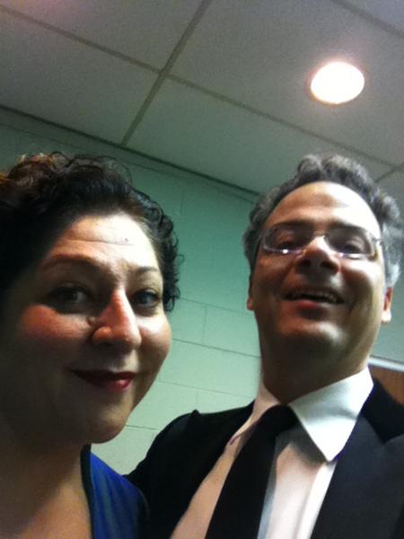 Backstage in Lexington, KY. Recital in 9 minutes