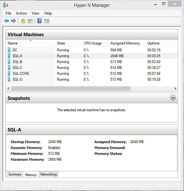 MarlonRibunal's tweet image. Switched from VirtualBox to Hyper-V on Windows 8: SQL Server 2012 VM Lab #sqlstudy #sql2012