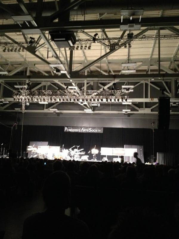 JamesRannefeld's tweet image. Pedrito Martinez Group with special guest Steve Gadd about to take the stage at #PASIC12
