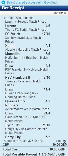 footballacca's tweet photo. A bet for the followers, if this bet wins,it will be shared between all followers who RT, you can't not RT #supersunday http://t.co/1TDVFGXg