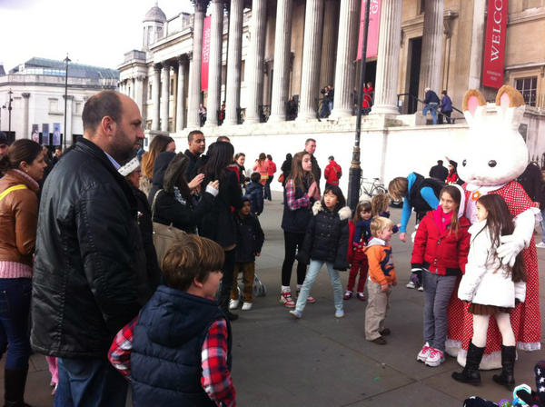 Check out Freya Bunny in Trafalgar Square! Where will she be next?