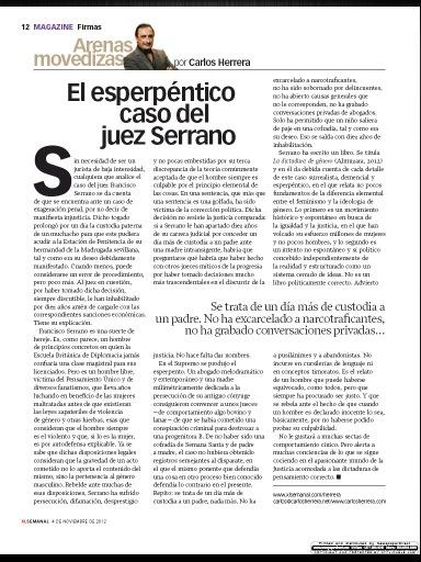 Políticamente incorrecto. Y muy cierto. Valiente Herrera en una auténtica arena movediza