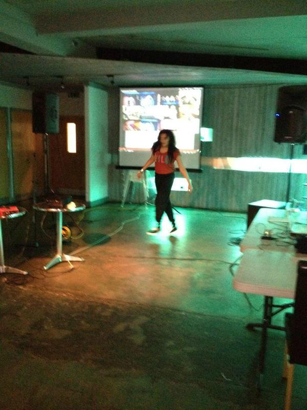 MBox2012's tweet image. Gabriella showed us her impressive dance moves!!