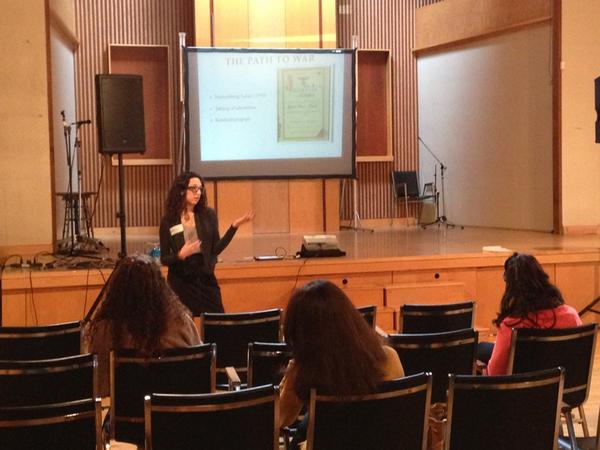 JTay03's tweet photo. Raquel Binder teaching Holocaust 101, A Primer @TheHSLegacyLine http://t.co/I03OmPnG
