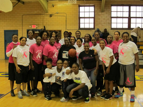 wayPerry's tweet photo. The 3rd Annual Breast Cancer Awareness Women's BasketBall Game, 11-3-2012 By Wayne Sheldon Perry http://t.co/cIrW0KpY