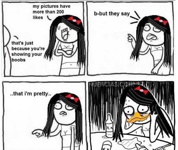 stephaniamiron's tweet photo. Here's to all the Facebook basic bitches 😂😂 http://t.co/6LAH7DqR