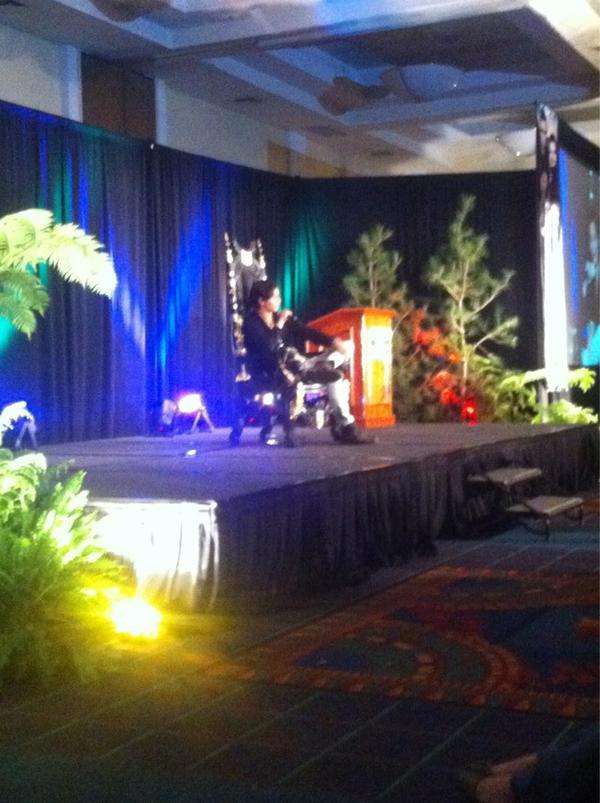 . <a href="/sonofbrown/">Bronson Pelletier</a> on stage #bdcon