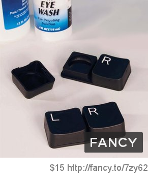 mathweetas's tweet image. Keyboard Contact Lens Case fancy.to/7zy62 via @thefancy