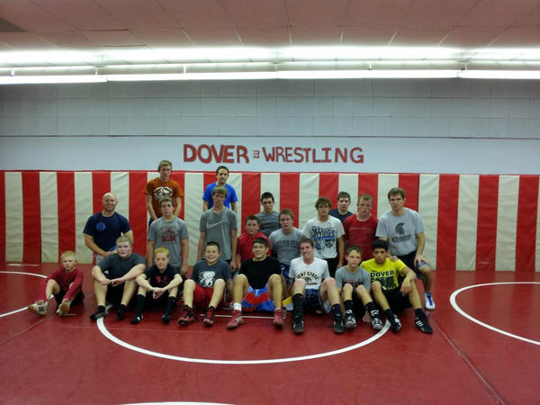 CWRUWrestling's tweet image. Always a great experience at Dover HS. A great group who want to work to get better. @Hokeamania5 #SpartanTrained