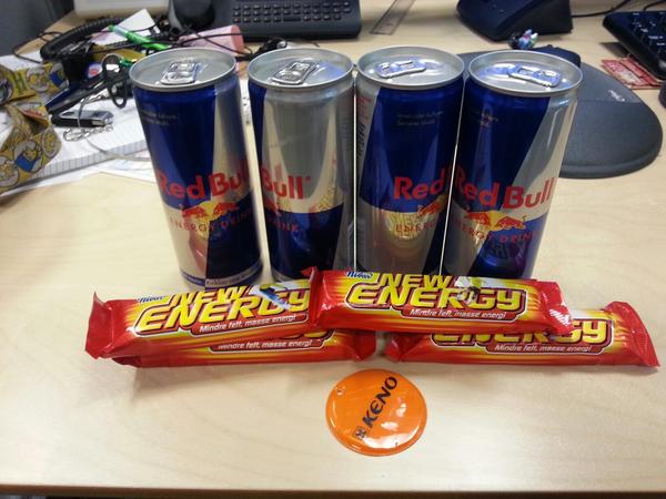 Satser på en energisk dag på tippinga idag :p