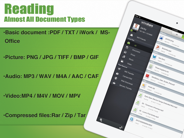 WireShare's tweet image. WireShare Featured #App Reading Almost all documents types.