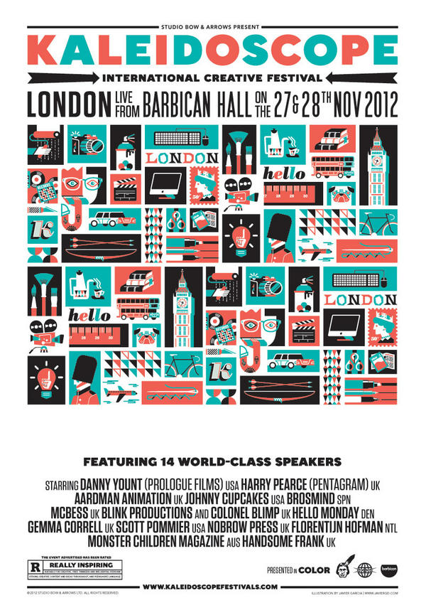 KaleidoscopeICF's tweet photo. @designmilk check out the speakers for Kaleidoscope Creative Fest London 2012 http://t.co/bpCJwZG7 #Kaleidoscope2012 http://t.co/J87ooKGO