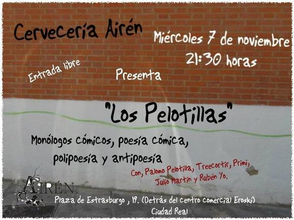 BarAirenCReal's tweet photo. Este miércoles tendremos monólogos en el Bar Airén, sobre las 21:30h (entrada gratuita).Plaza Etrasburgo nº19 http://t.co/f9Qw8H1Q