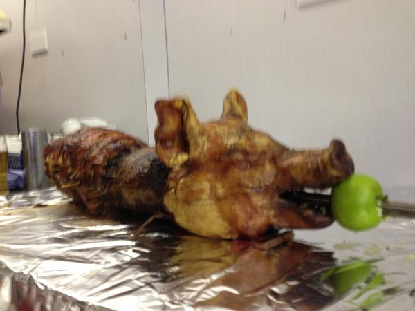 RoyalDorset's tweet photo. Come down and check out our Victorian spit roast http://t.co/A09IOdEA