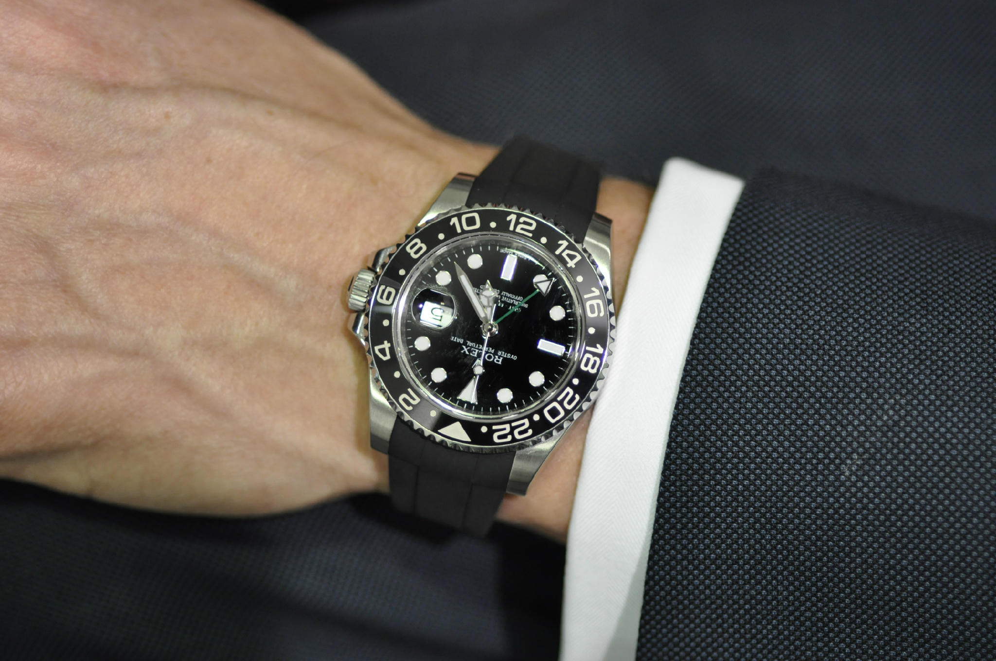 Rolex gmt rubber strap discount