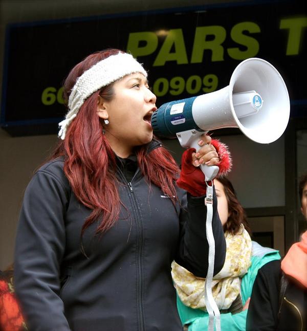 deGrootcalvin's tweet photo. @naomiyamamoto Amanda Nahanee - Squamish Nation: an inspiring speech on defending the coast #DefendOurCoast #cdnpoli http://t.co/zWr0UlVy