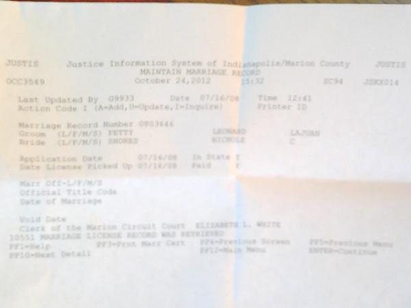 CharacterzD's tweet image. I paid for the marriage license but never got marry to anyone Void in 2008 this is what she was selling and the Martin