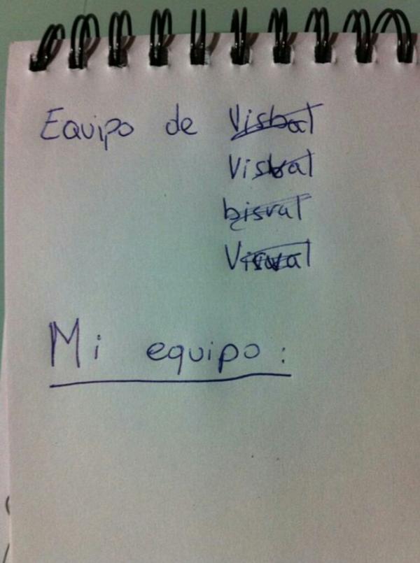 Para los que estáis viendo #LaVoz6 aquí tenéis la libreta de Bisbal