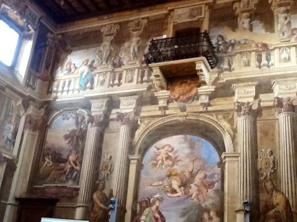 Ho Appena relazionato in questa splendida sala, Fasti Romani a Cesano Maderno... #cultura save the life!