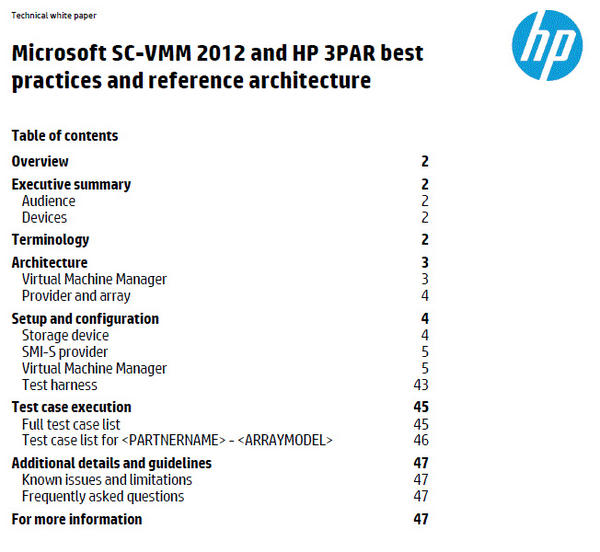 hypervserver's tweet image. RT @PatrickLownds: SCVMM2012 and #HP 3PAR best practices white paper tinyurl.com/d2xnr2z #MSFTPrivateCloud