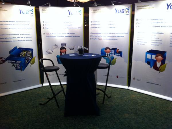 Wij staan al helemaal klaar op het Jaarcongres ICT Accountancy in Leiden #YOB #ictacc