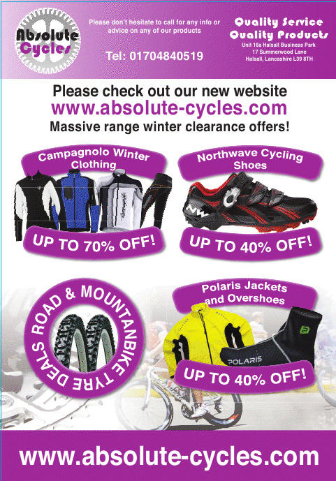 AbsoluteCycles's tweet photo. Winter Bargains!!!! http://t.co/xis9Yv8t