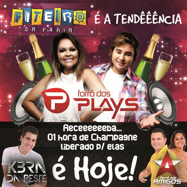 BoateSantorini's tweet image. É Hoje! @forrodosplays, @ForroDosAmigos_ e @KBRADAPESTE1 no Fiteiro, 1h de Champagne liberado p/ elas.