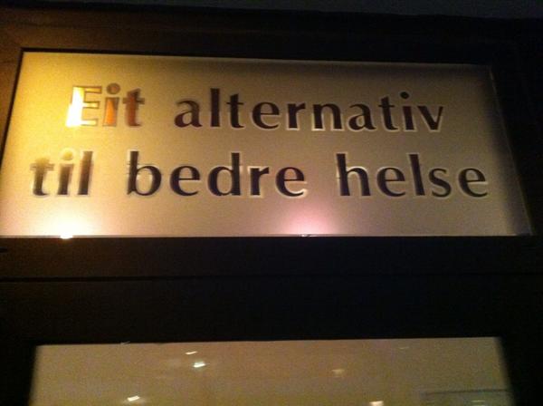 sennaho's tweet photo. Ikke alle vil gi deg bedre helse! http://t.co/UieSht2x