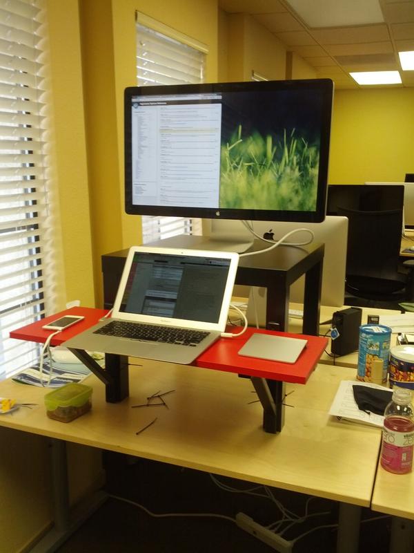 Chloe Fan On Twitter Built The First Standing Desk At Metromile